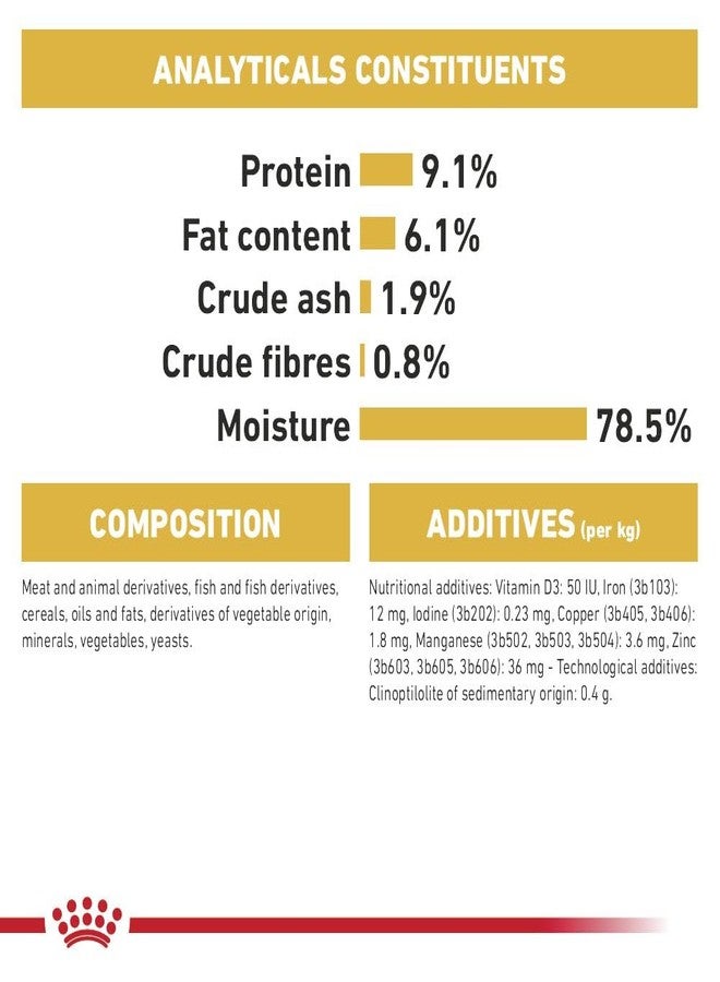 رويال كانين طعام رويال كانين الرطب للقطط الفارسية البالغة، عبوة من 24 قطعة، يدعم نمو الشعر الطويل، والجهاز الهضمي، والجهاز البولي - Image 5